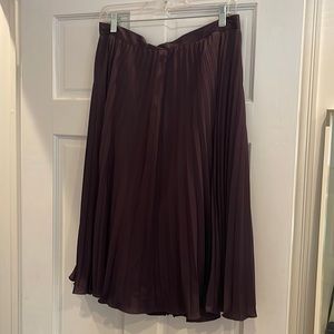 Ann Taylor pleated skirt, size 8. Only worn once.